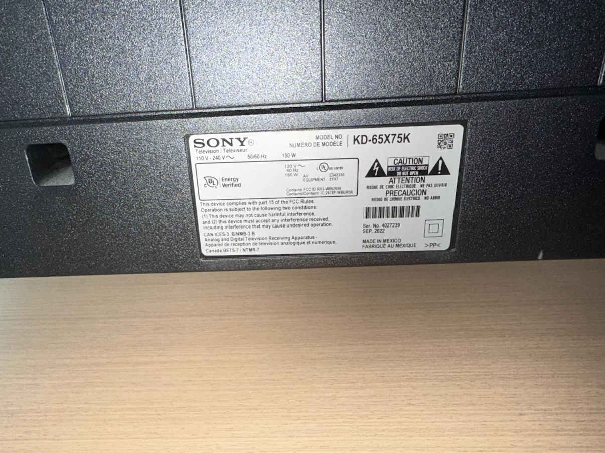 Sony 65 inch 4K Smart TV KD-65X75K - photo 5