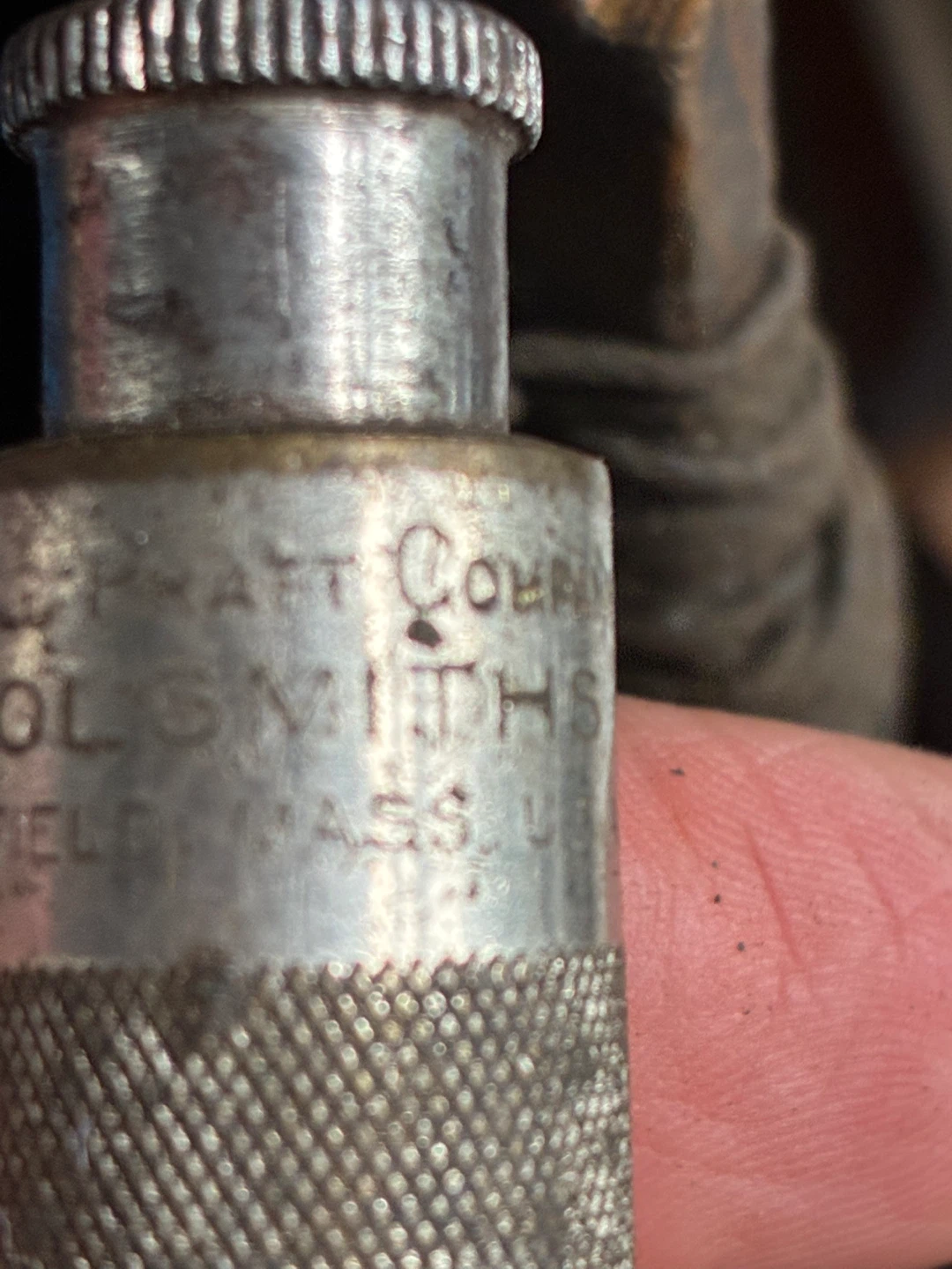 Antique vintage Metalworking Tool  Steel Centre Prick Punch - photo 4