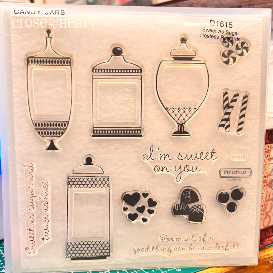 Close to My Heart D1615 Sweet As Sugar Stamp Set