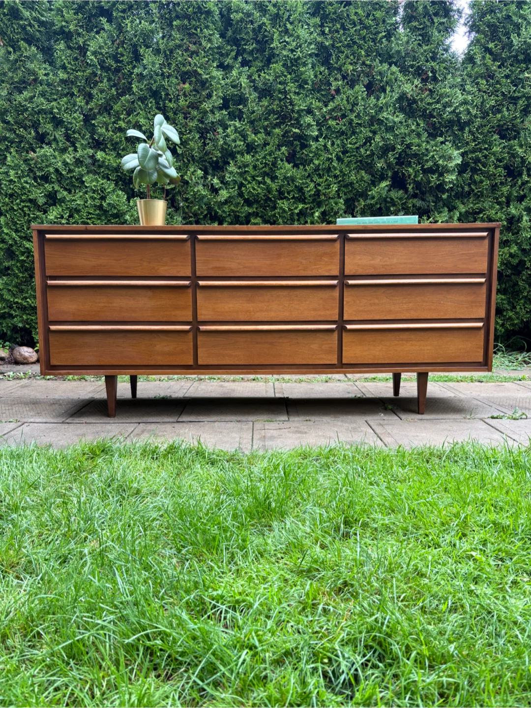 MCM Walnut Dresser