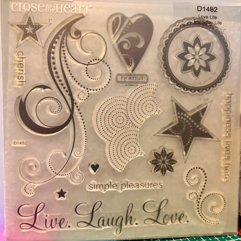 Close to My Heart Love Life Everyday Life Stamp Set D1482