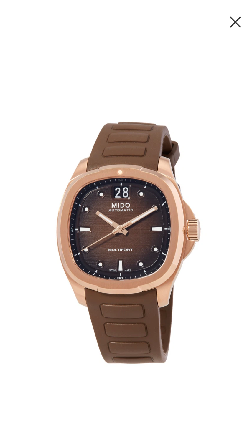 MIDO Multifort Automatic Rose Gold Watch