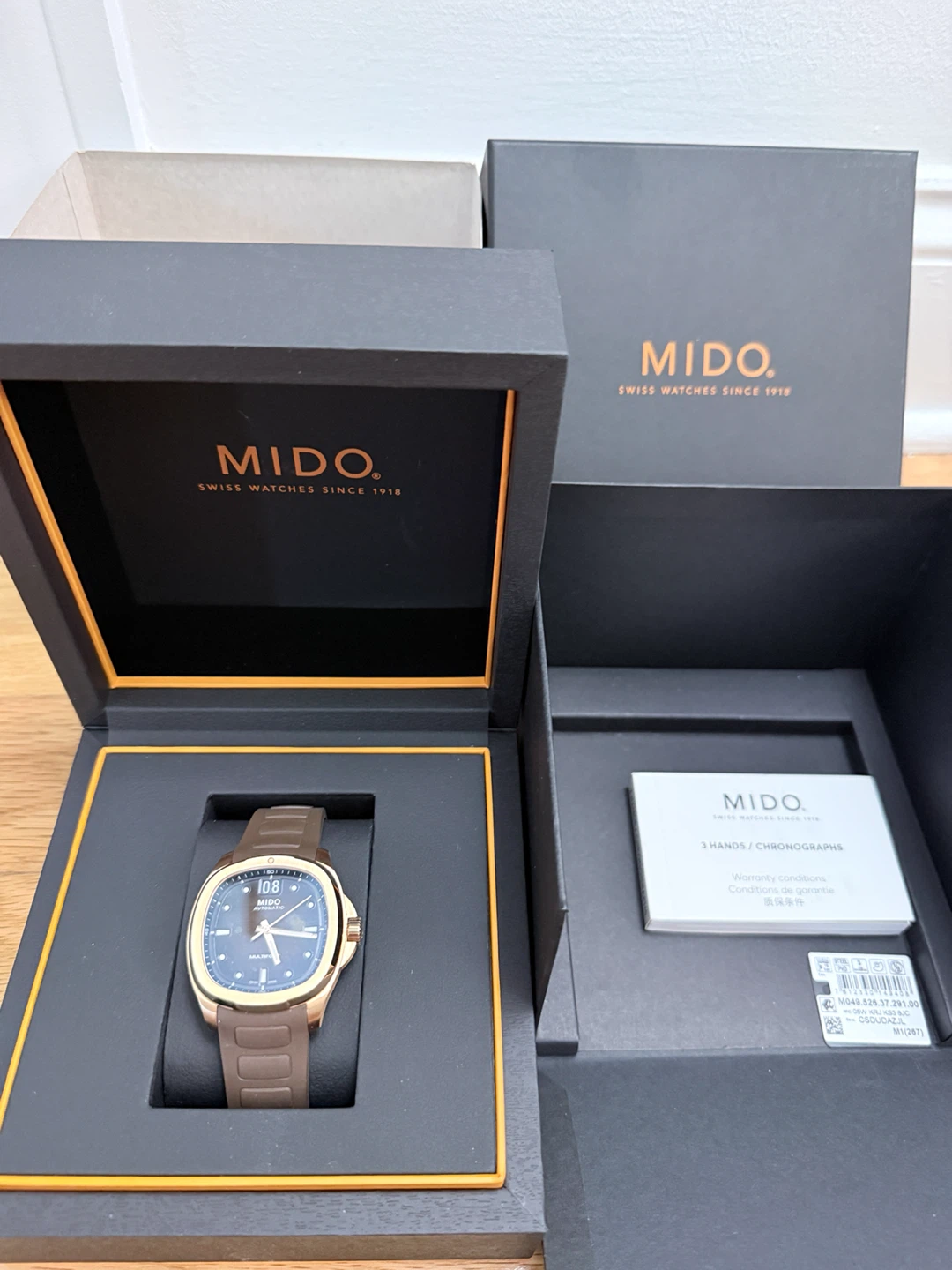 MIDO Multifort Automatic Rose Gold Watch - photo 5