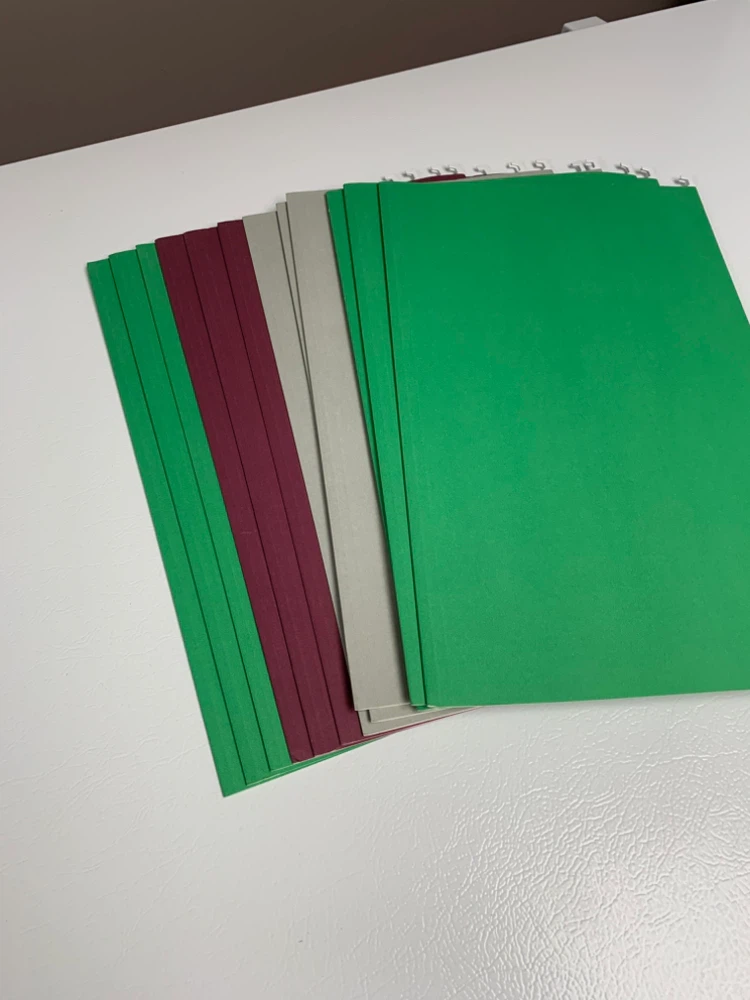 Assorted Coloured File Folders