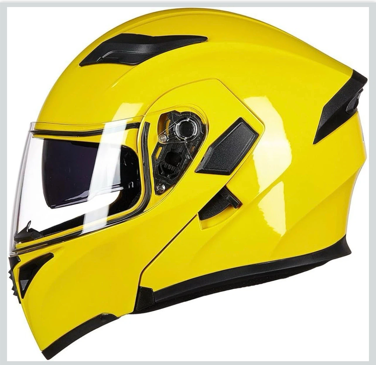 Brand new ILM Yellow Motorcycle Helmet - photo 2
