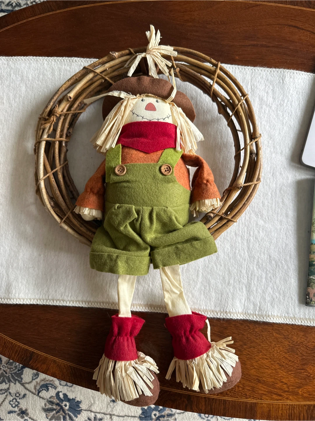 Fall Scarecrow Wreath Decoration 🍂