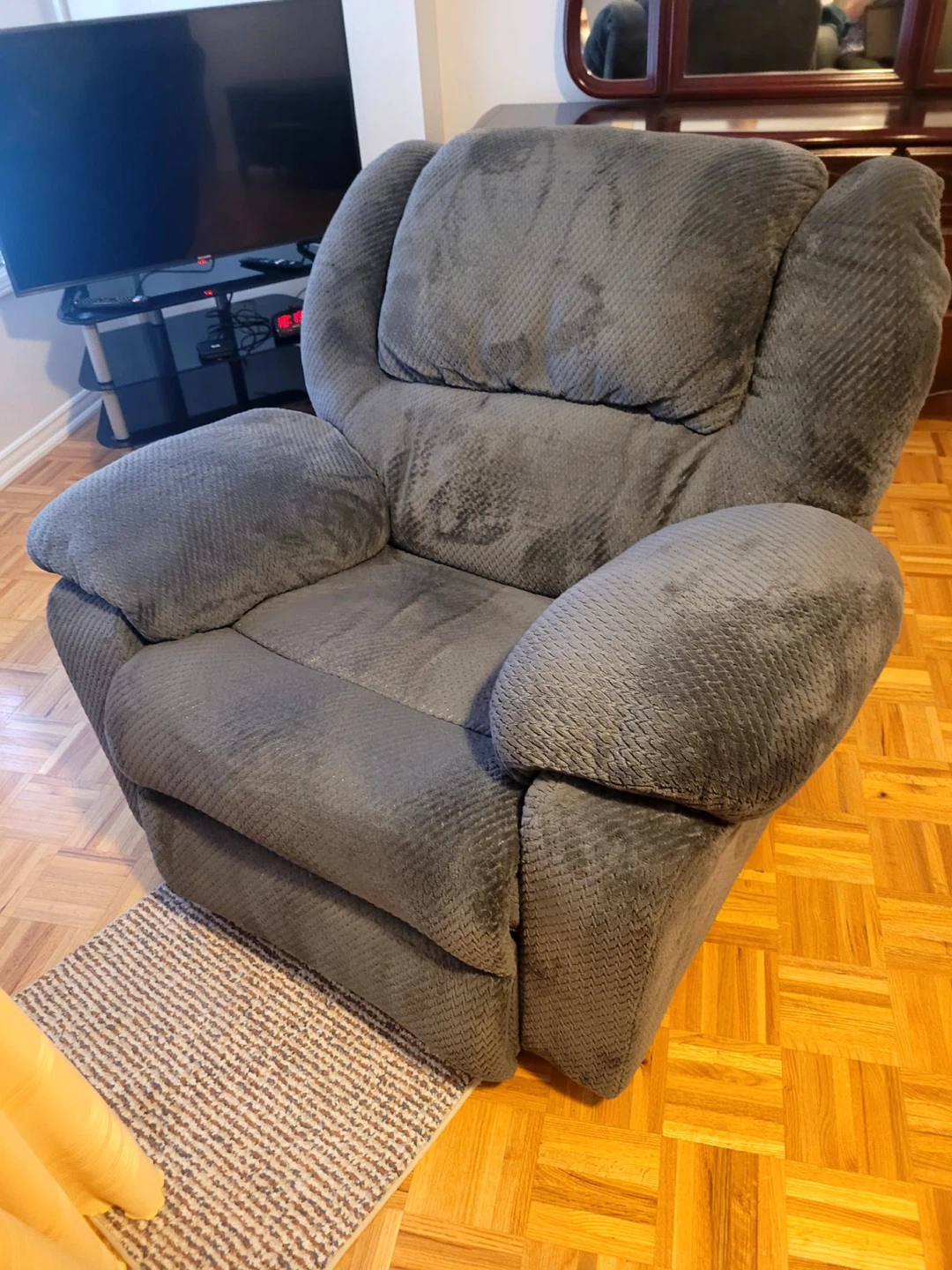 Grey Recliner Chair