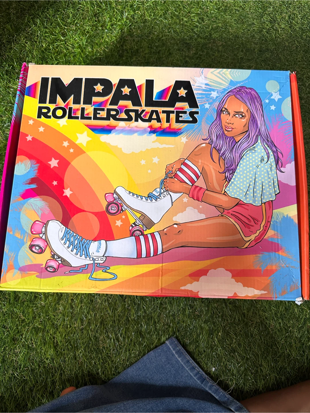 Impala Roller Skates Sky Blue/Yellow