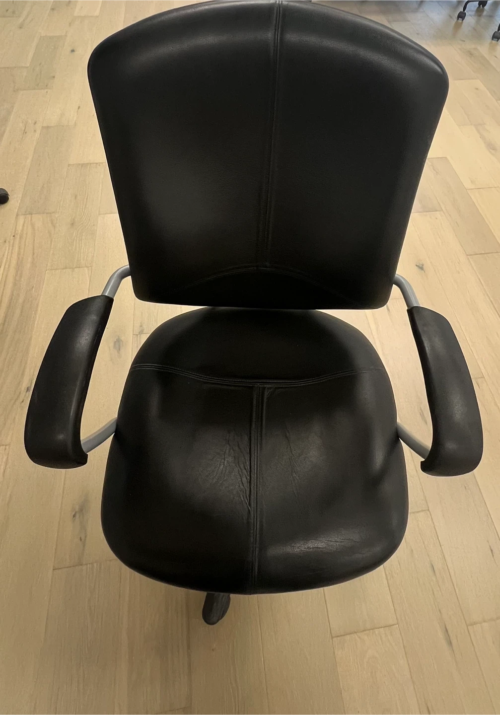Black Leather Office Chair