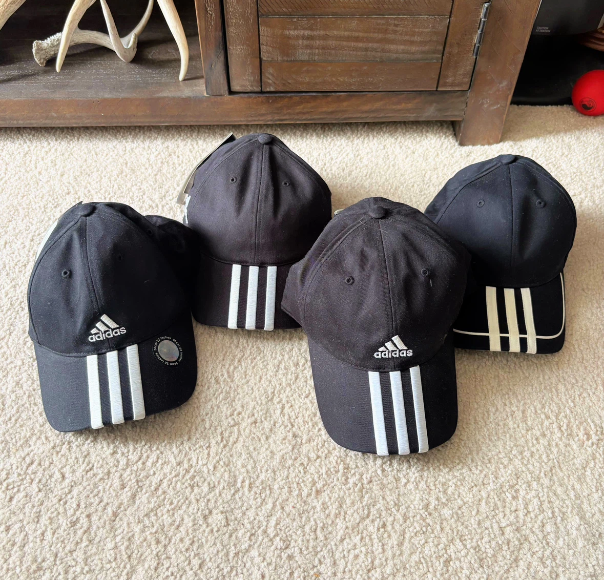 4 NEW Adidas Hats / Caps - Athlete Issue