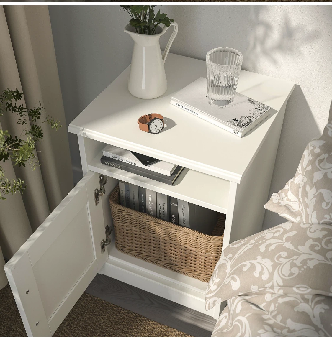 IKEA SONGESAND Nightstand White - photo 3