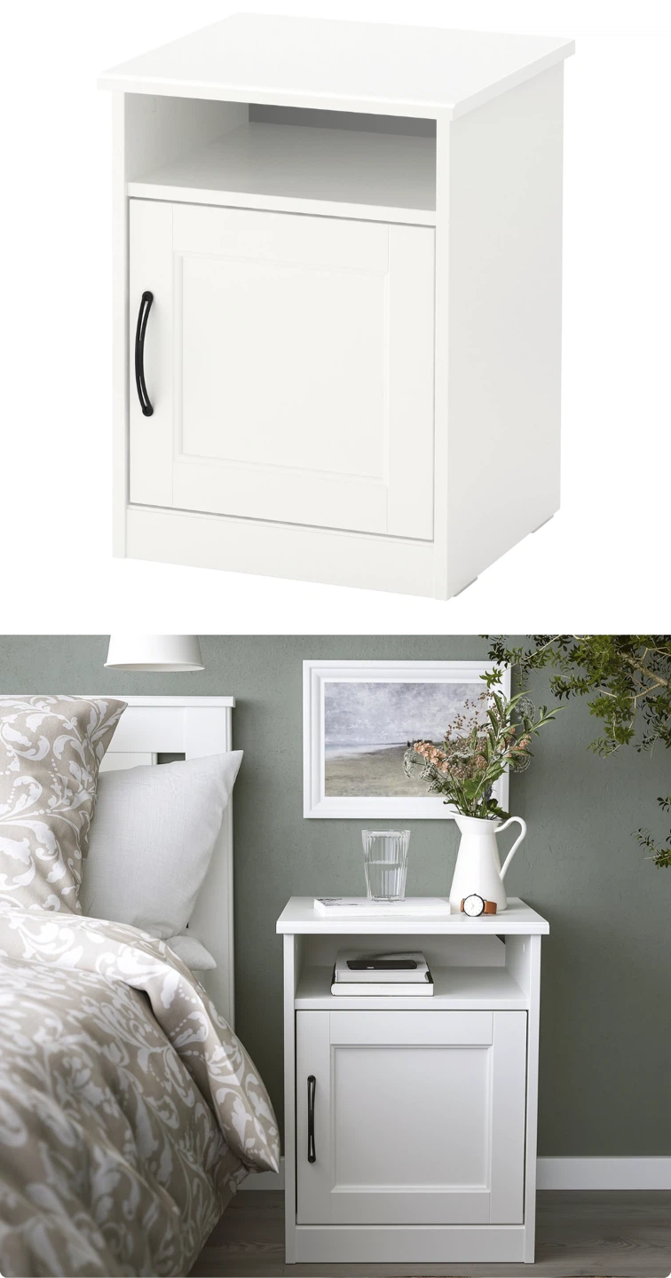IKEA SONGESAND Nightstand White - photo 4