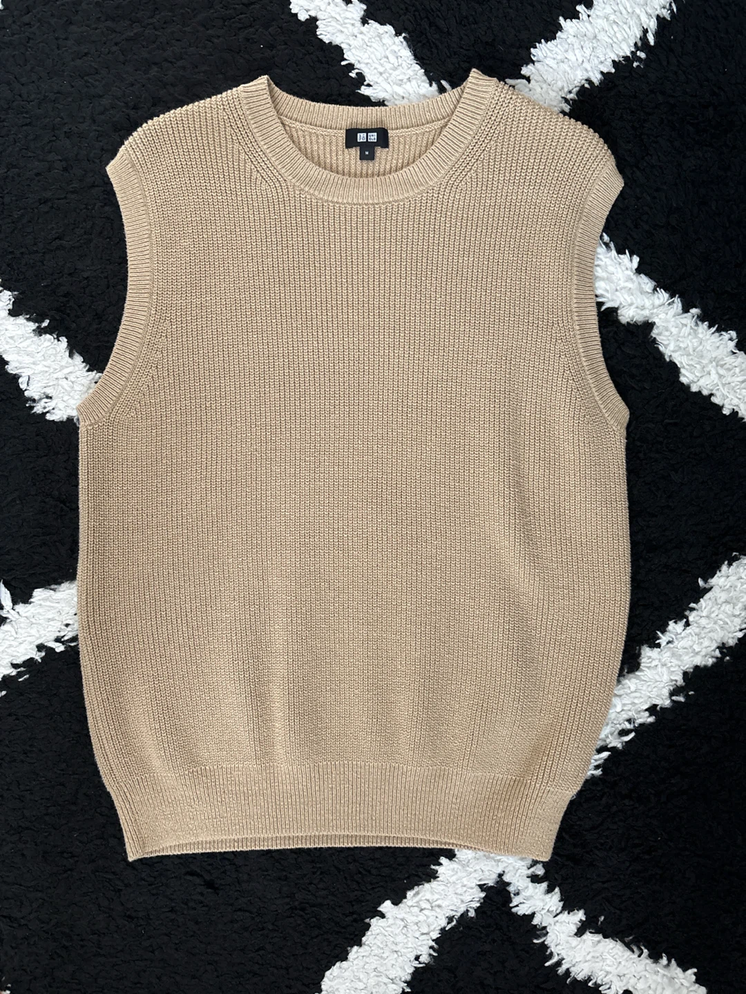 UNIQLO Knit Vest - Tan - Size M