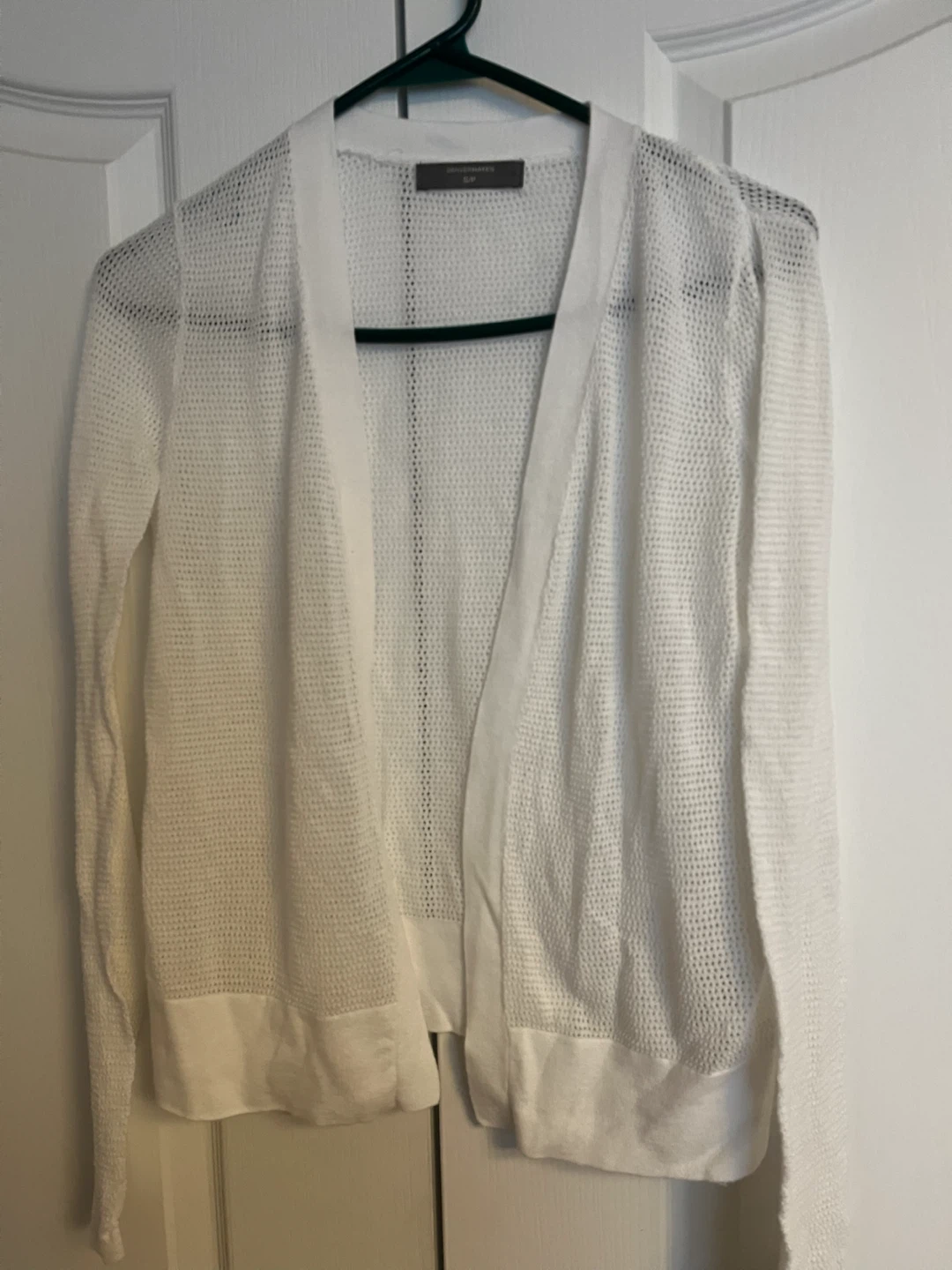 Denver Hayes White Cardigan- Small