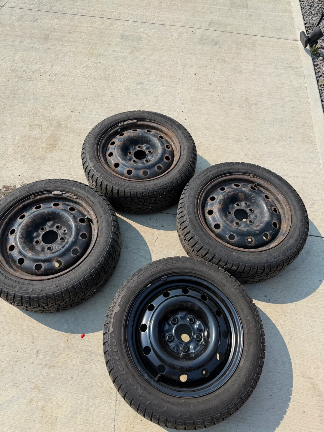 GT Radial 205/55R16 Winter Tire on Steel Rim