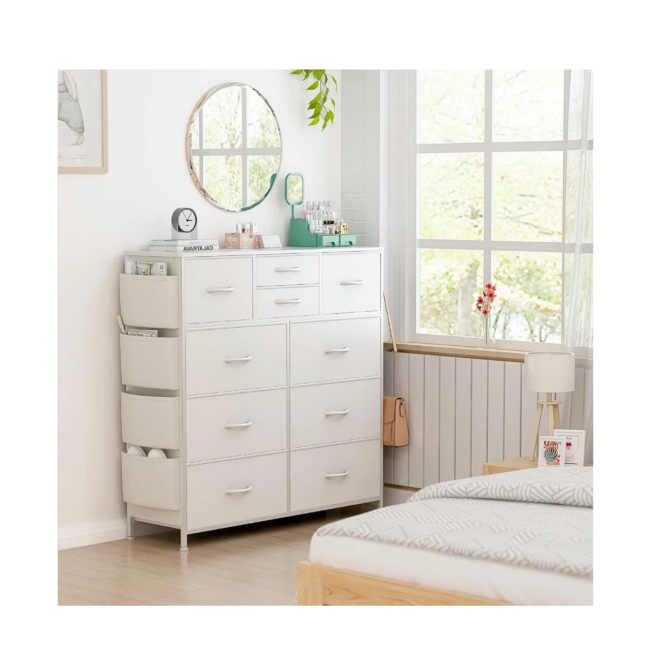 Brand new! White Fabric Drawer Dresser - photo 3