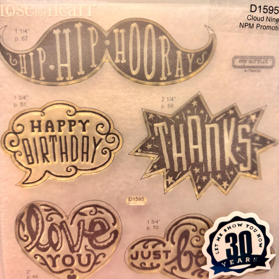 Clear Stamp Set - Cloud Nine Sayings