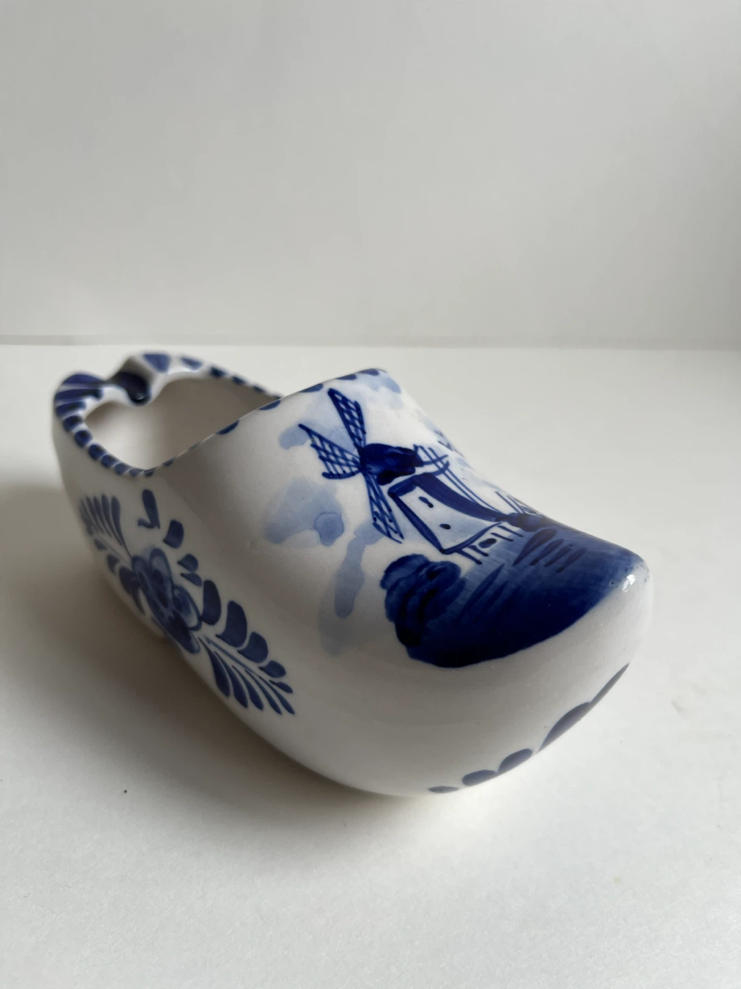 Hand Painted Delft Blue Clog - photo 2