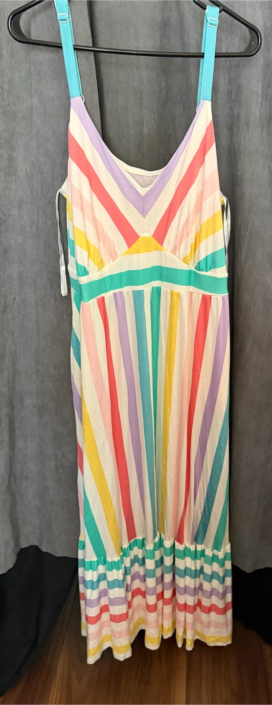 New with tag Torrid size 3X Striped Maxi Dress