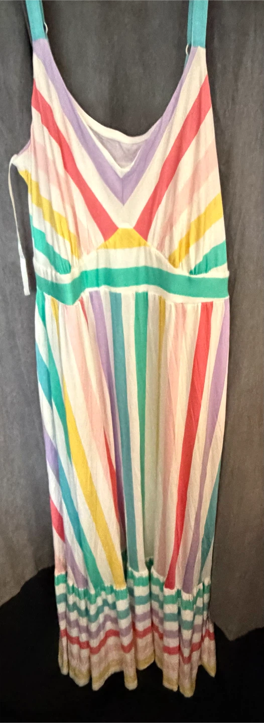 New with tag Torrid size 3X Striped Maxi Dress - photo 3