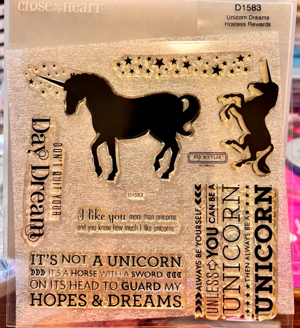 Close to My Heart D1583 Unicorn Dreams Stamp Set