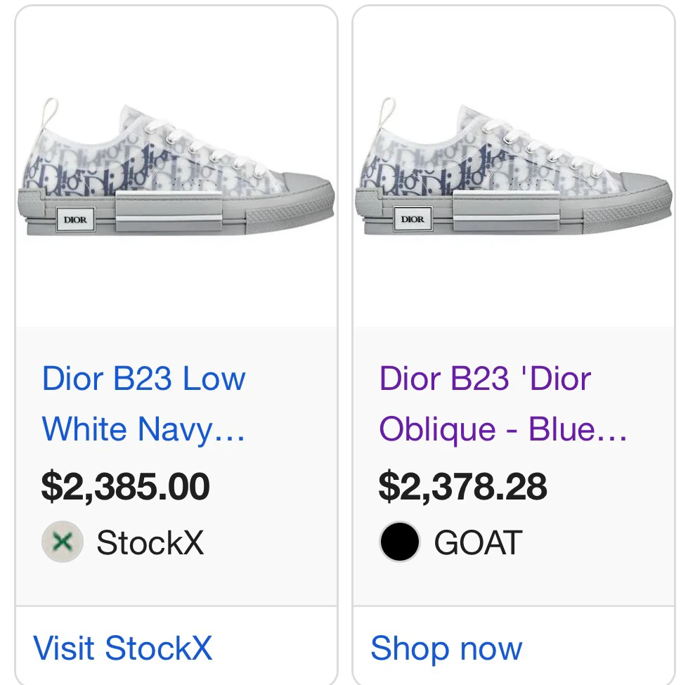 Dior B23 Low Top Sneakers