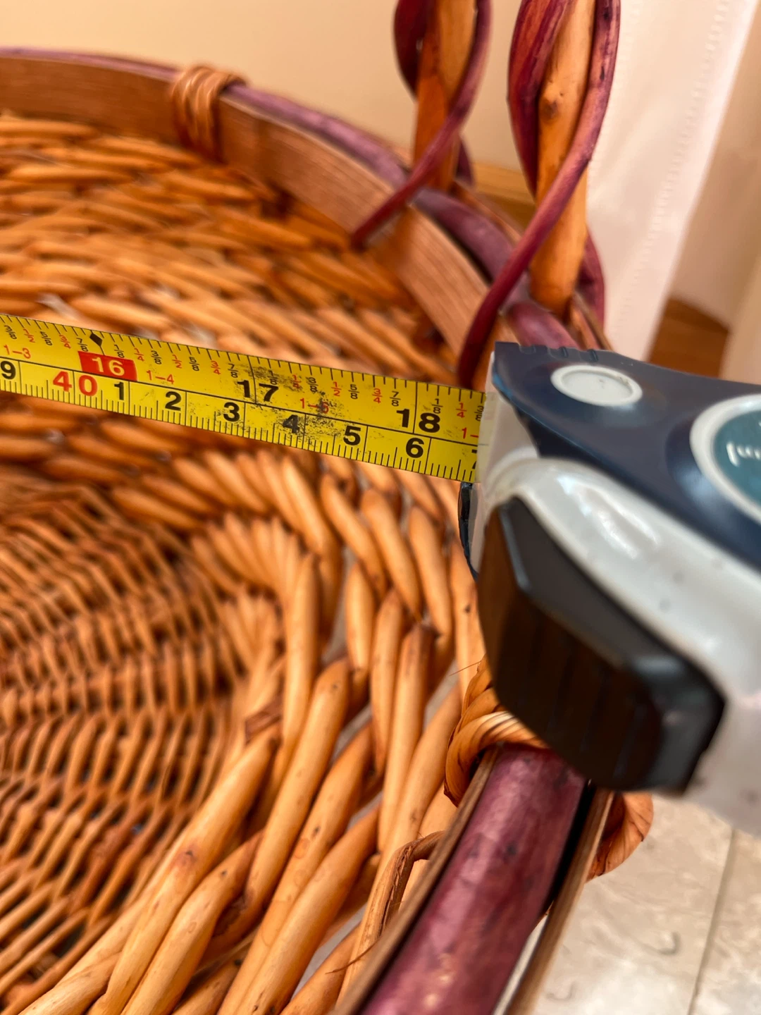 Wicker Basket with Handle - photo 2