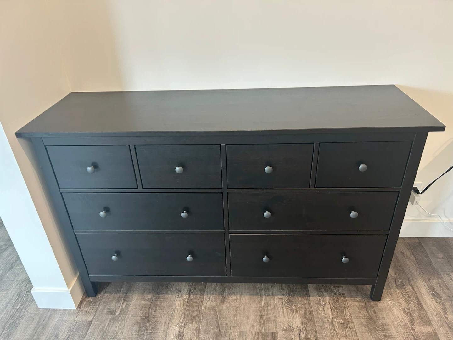 IKEA HEMNES 8 drawers dresser black browns