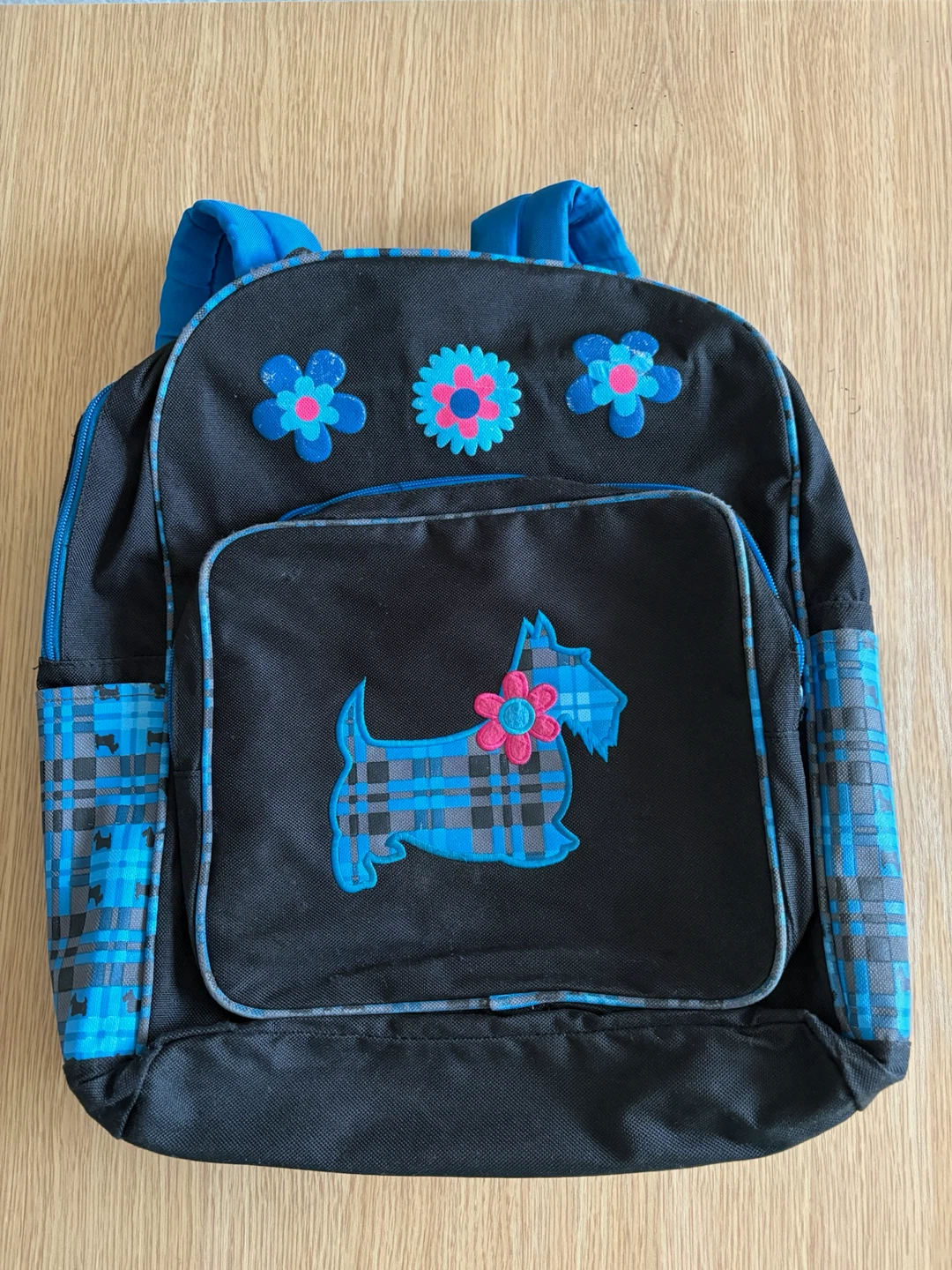 Kids Backpack with Scottie Dog Design