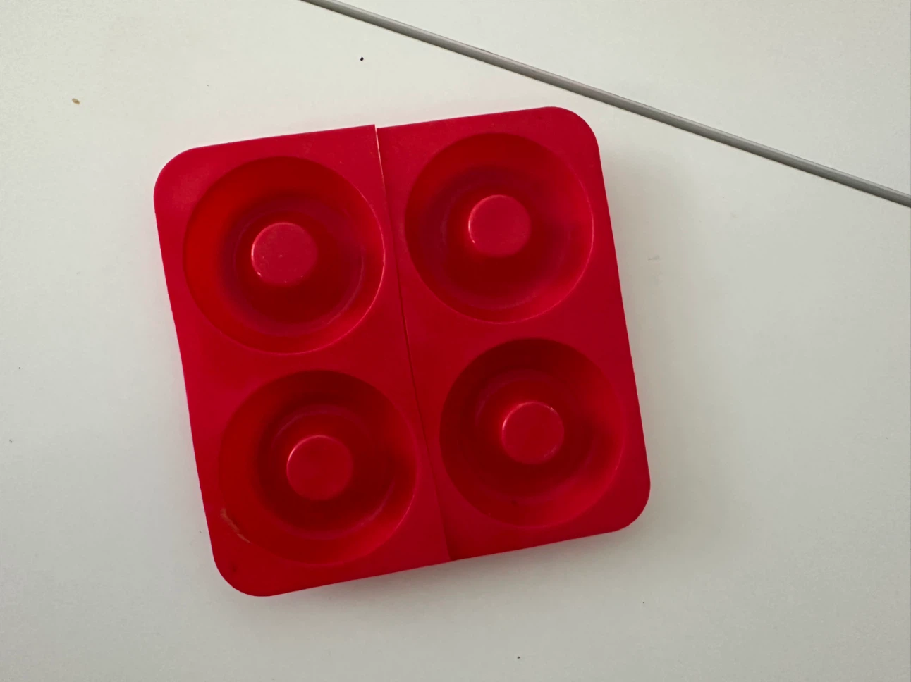 Red Donut Baking Pan