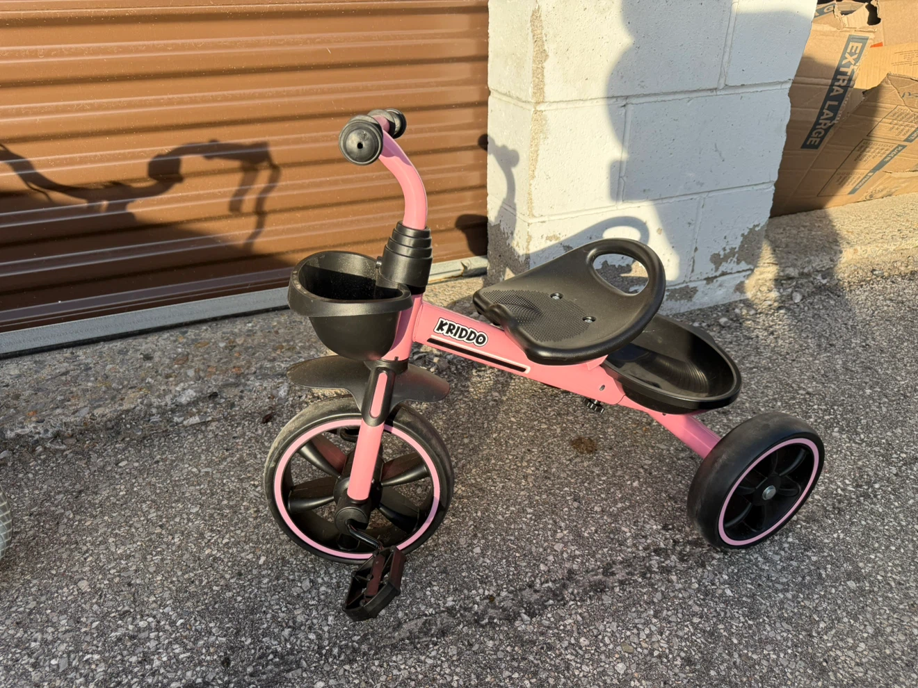 Pink KRIDDO Kids Tricycle - photo 2
