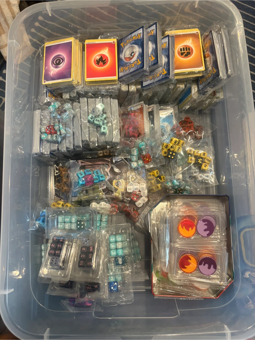 FREE Pokémon TCG Pokemon accessories/extras dice, energy