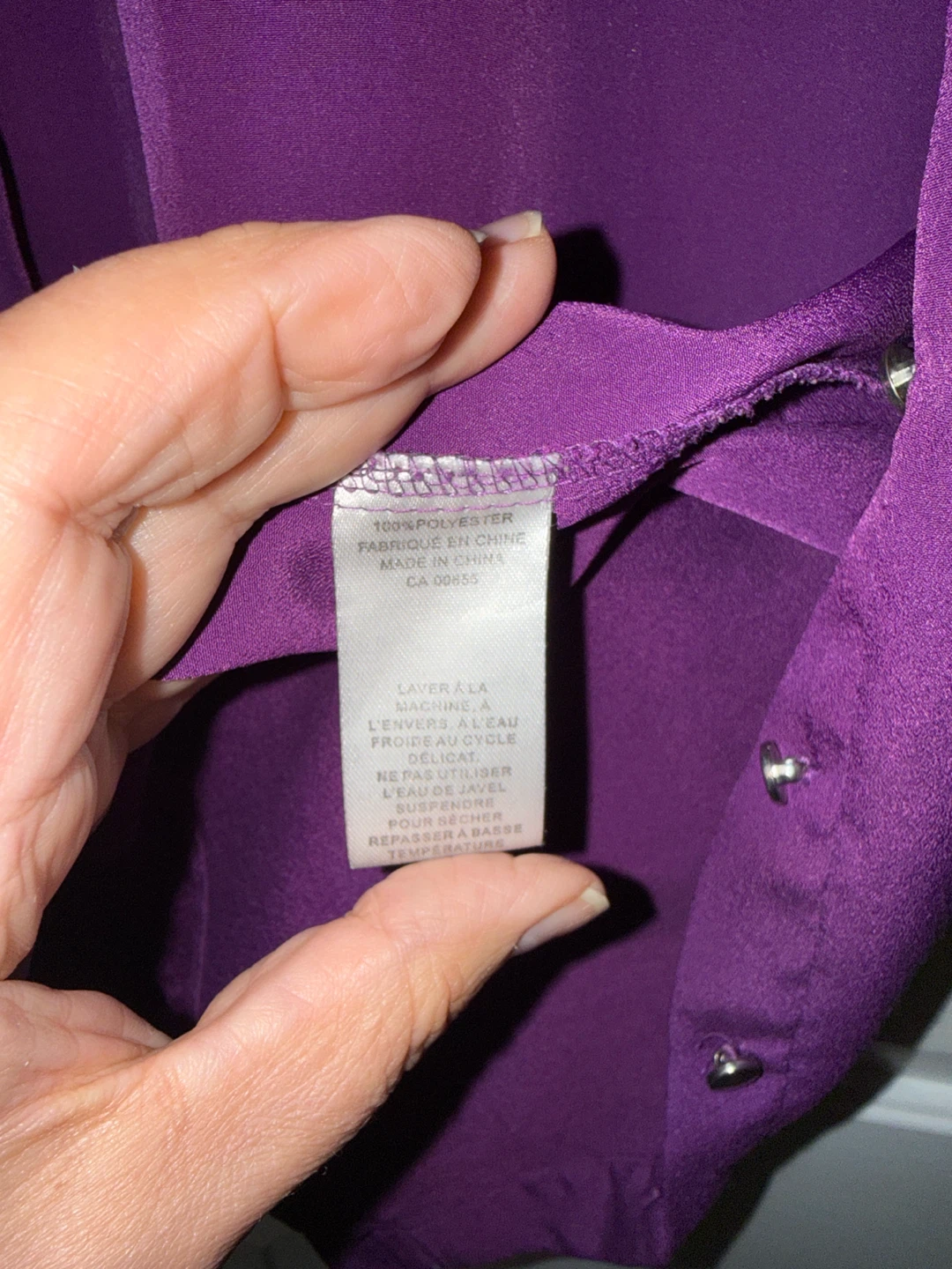 Reditone Sleeveless Blouse - Purple - Size 2XL - photo 3