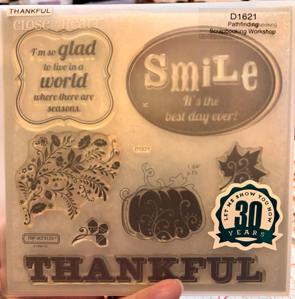 Close to My Heart "Thankful" Stamp Set D1621