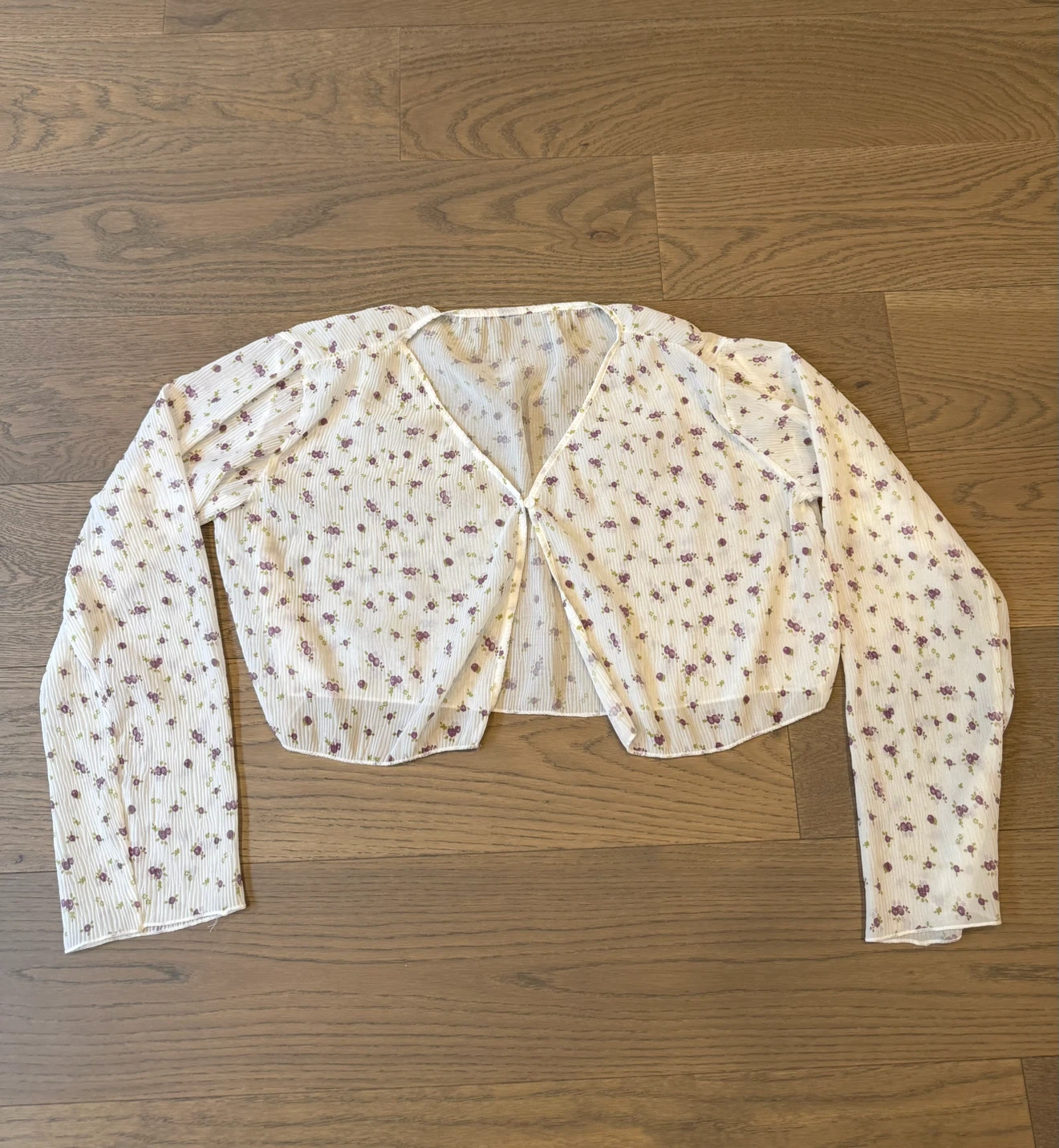 Floral Sheer Long Sleeve