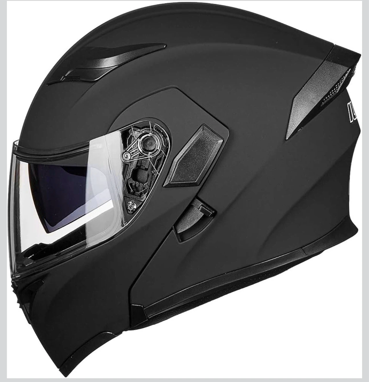 Brand new! ILM Motorcycle Helmet - Matte Black - Size M - photo 4