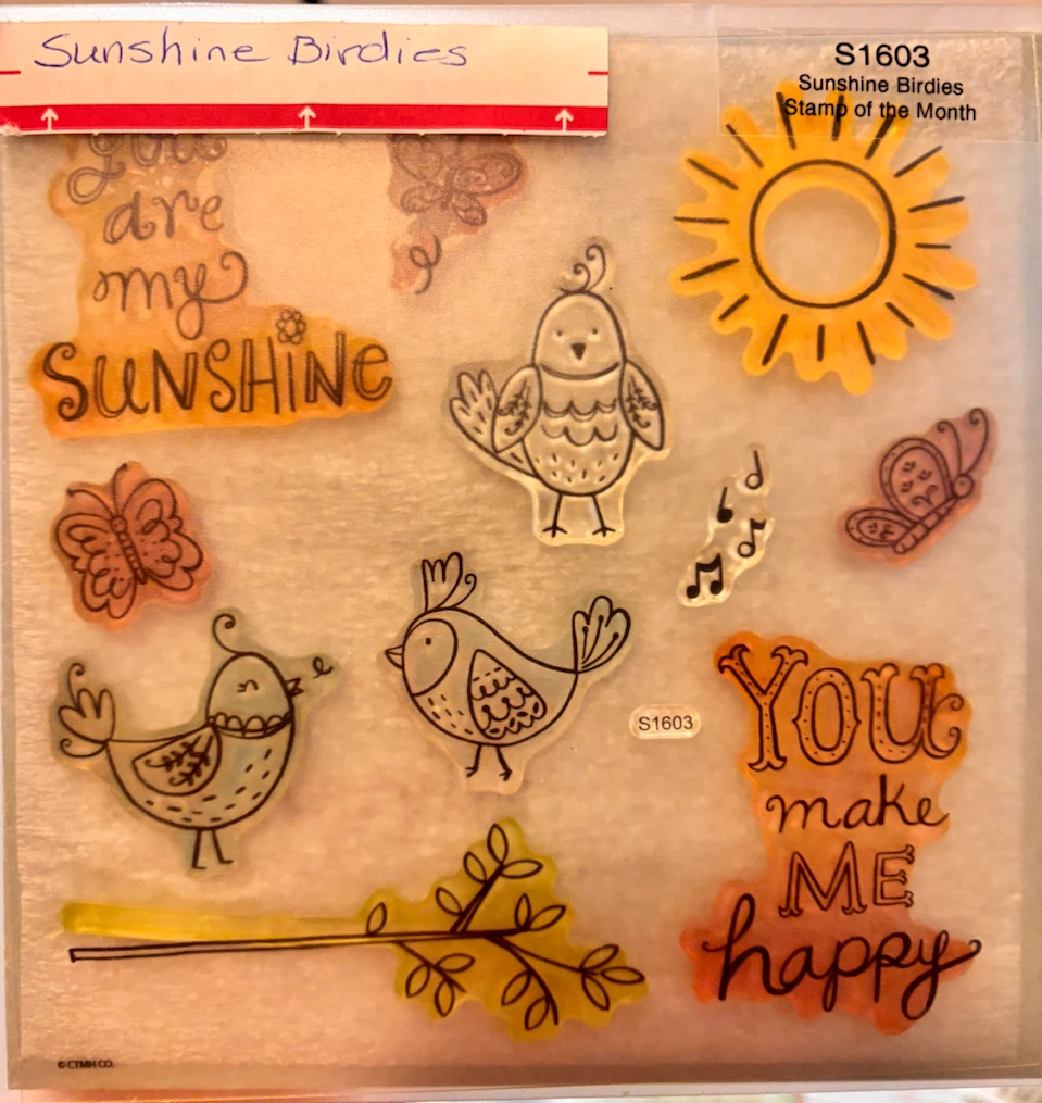 Sunshine Birdies Stamp Set