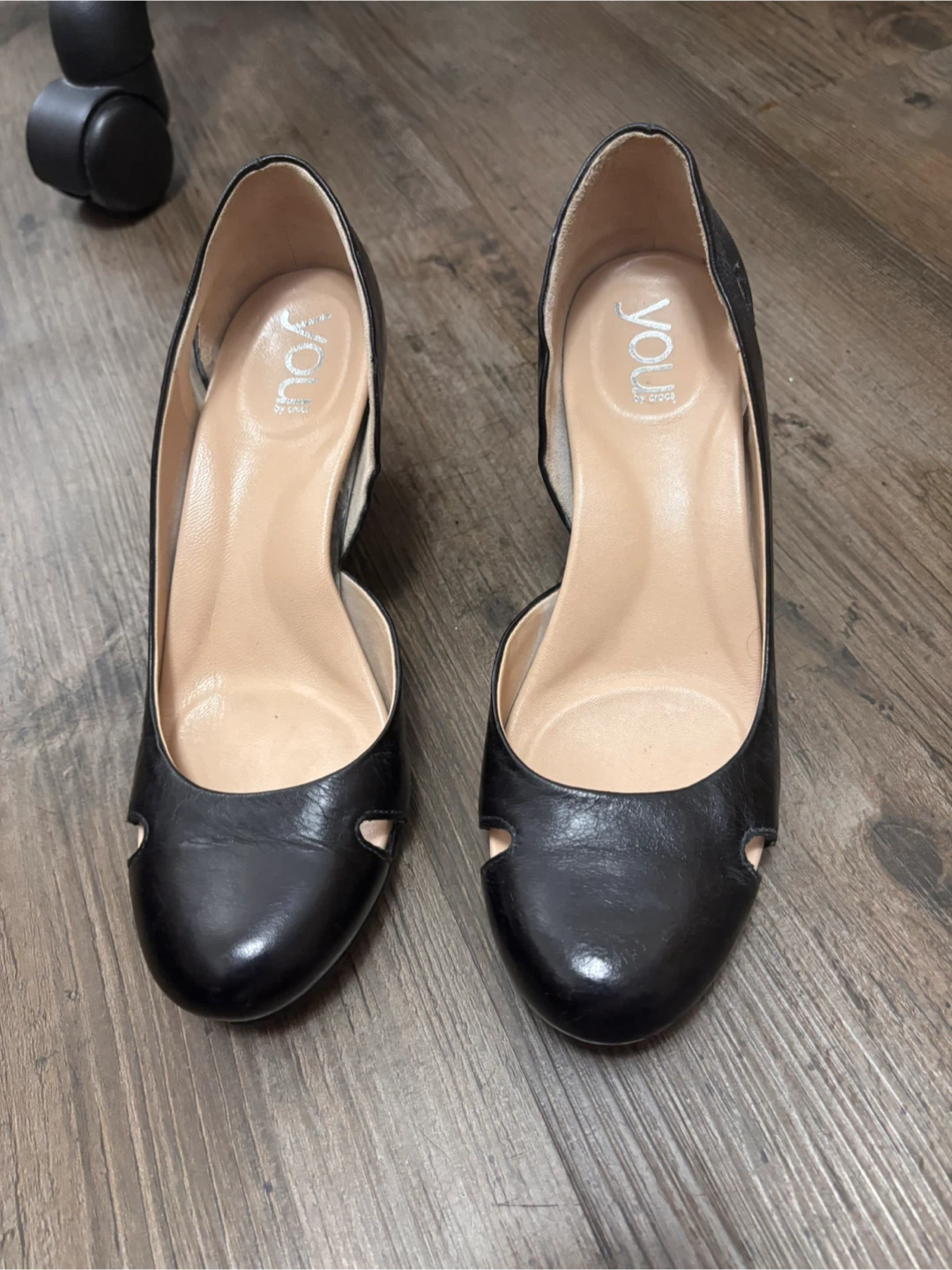 Black YOU by Crocs Wedge Heels Size 6