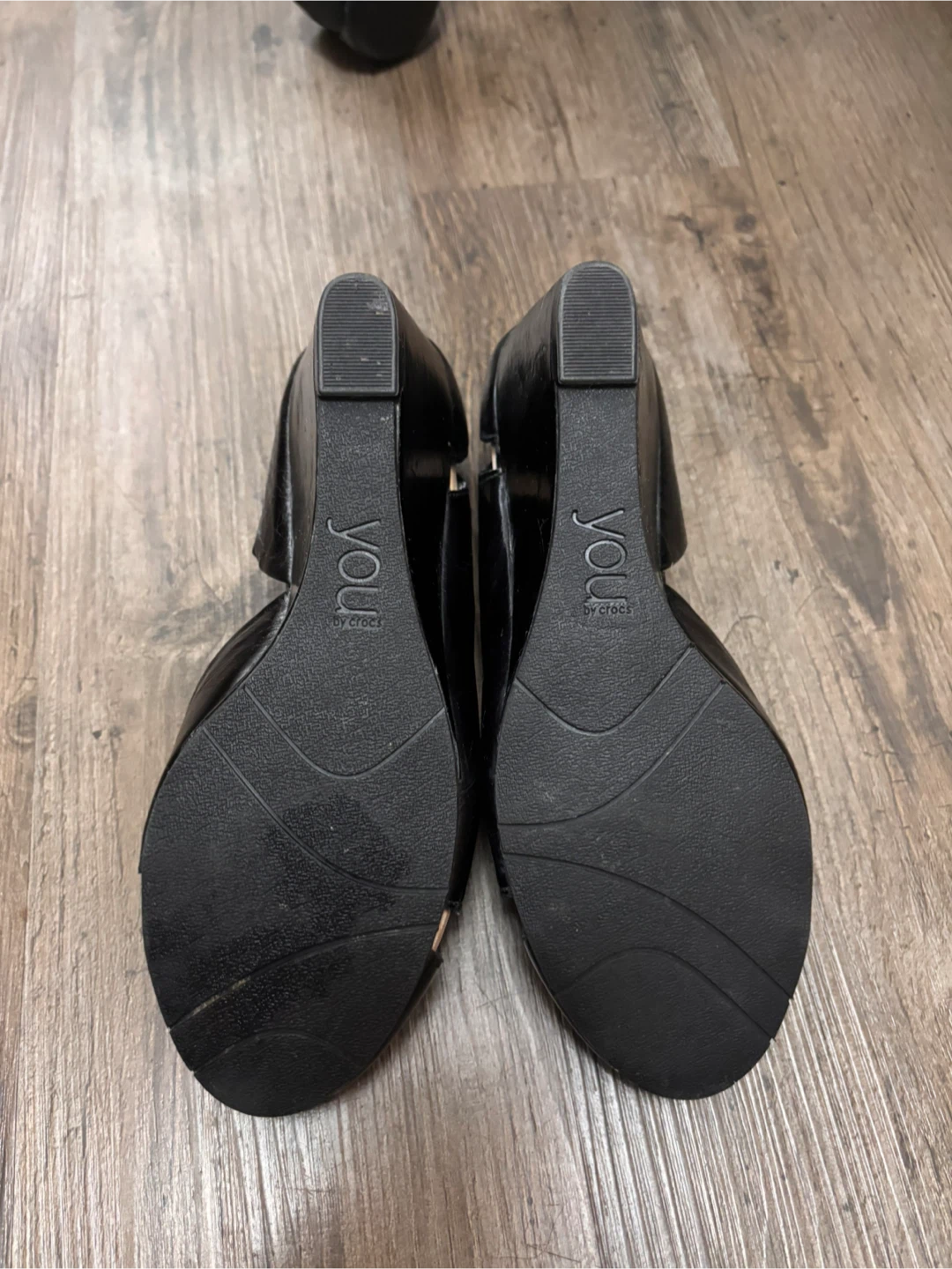 Black YOU by Crocs Wedge Heels Size 6 - photo 4