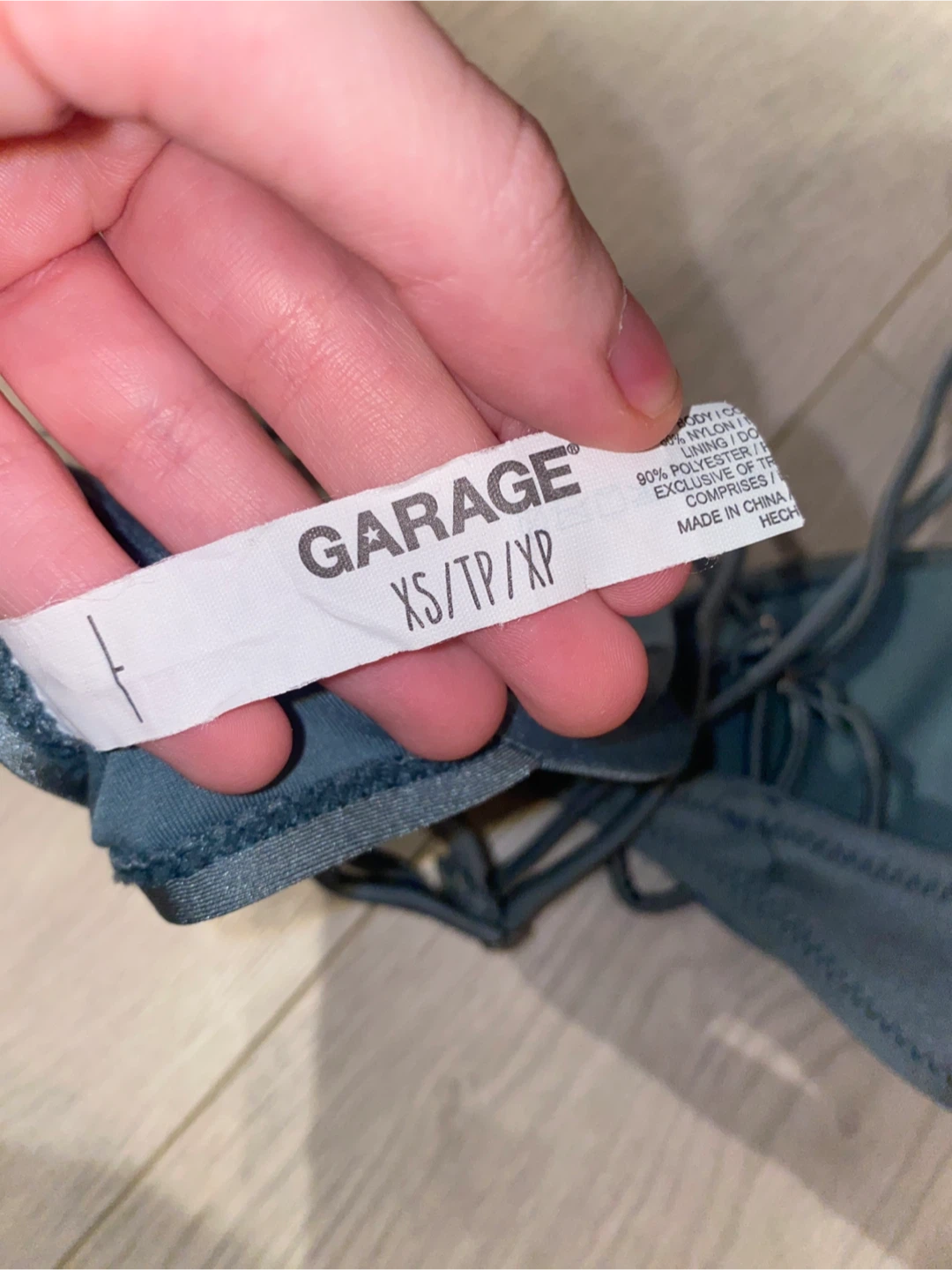 Garage Grey Bikini Top Size - photo 4