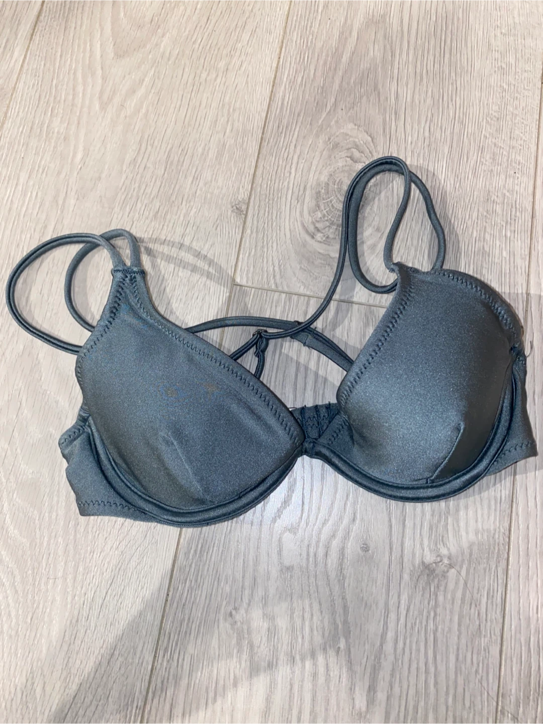 Garage Grey Bikini Top Size