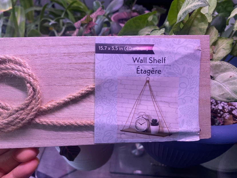 Brand new Wall Shelf with Rope - photo 2