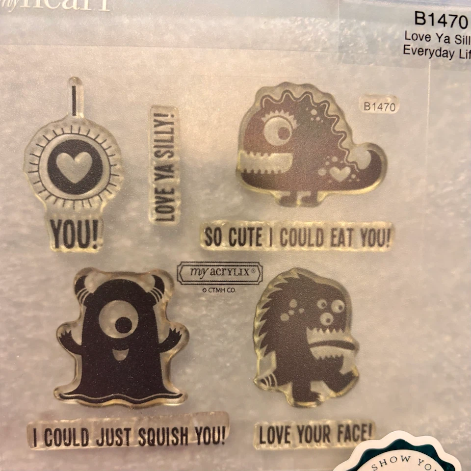 My Acrylix Stamp Set - Love Ya Silly