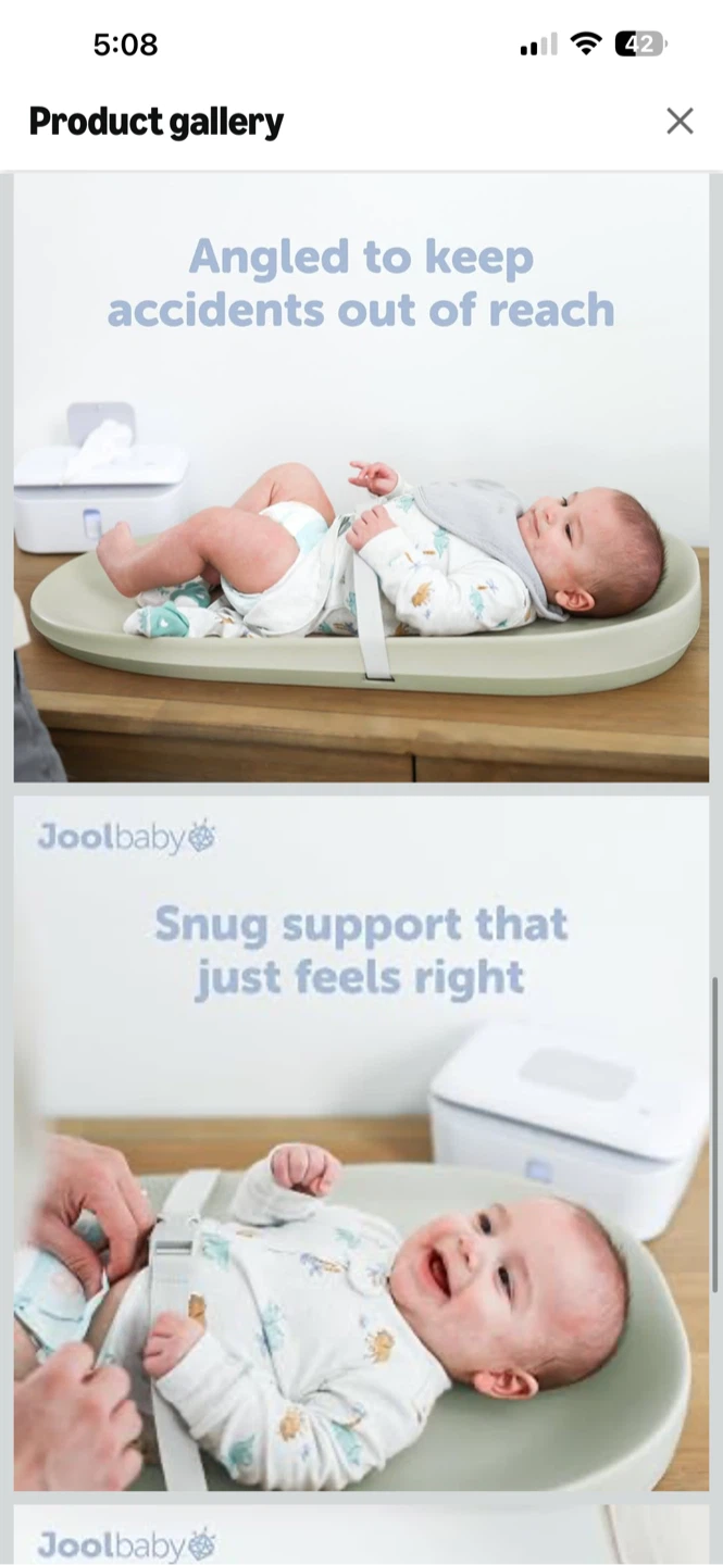 NEW! Jool Baby Waterproof Changing Pad - Sage - photo 4