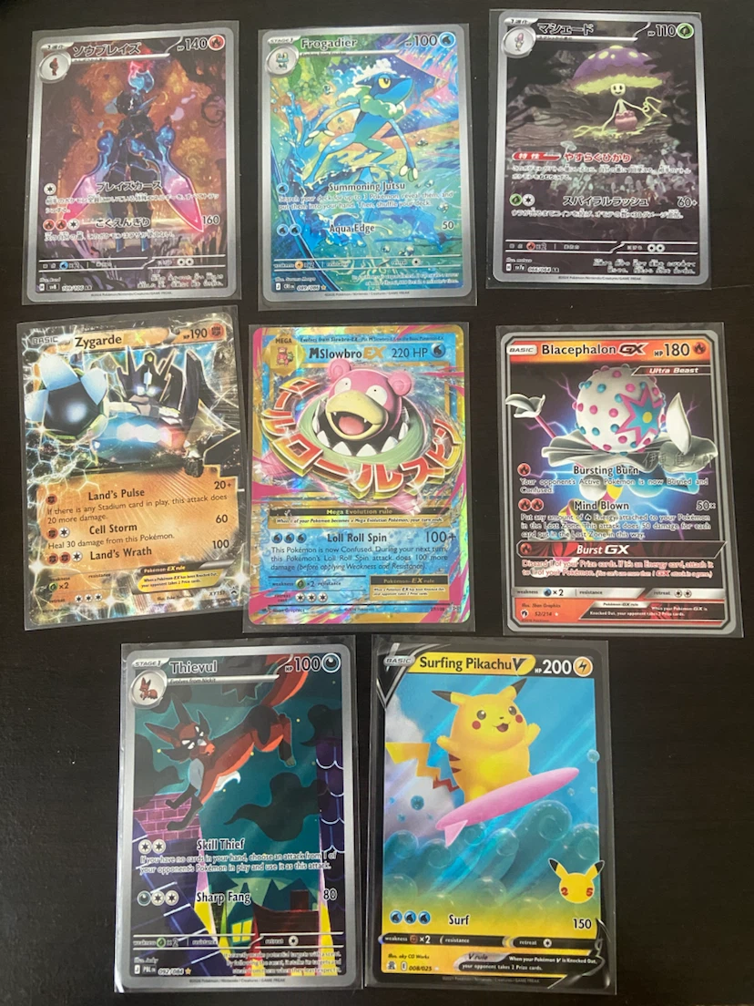 Assorted Pokémon Trading Cards
