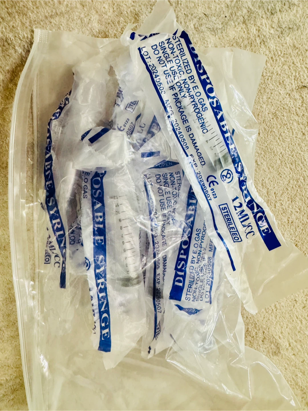 Disposable Syringes 12ML/CC( 8 No’s) - photo 2