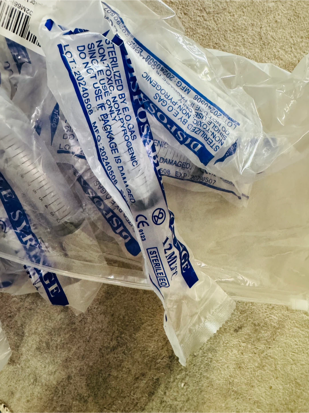 Disposable Syringes 12ML/CC( 8 No’s) - photo 3