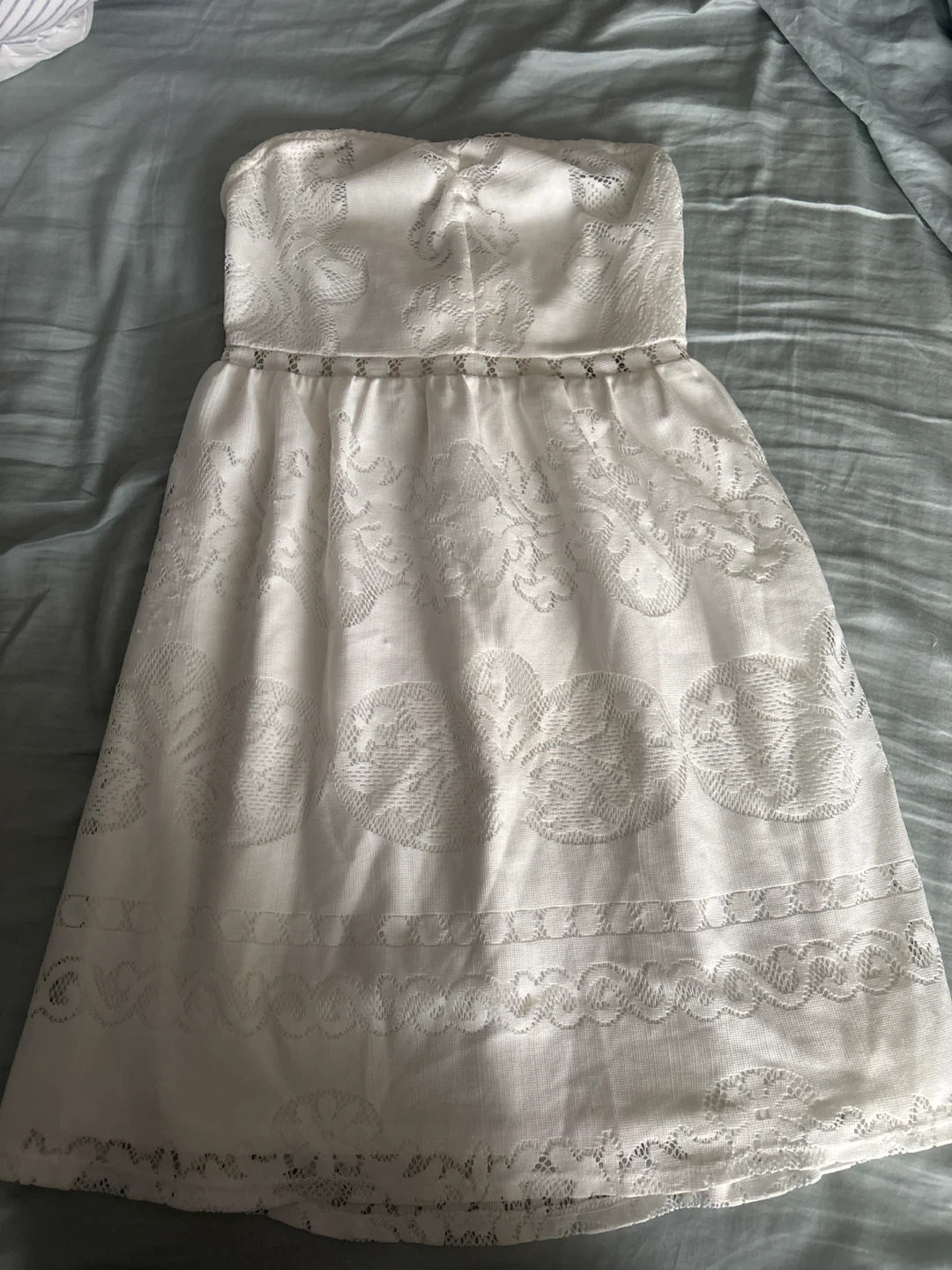 Strapless Dress - White