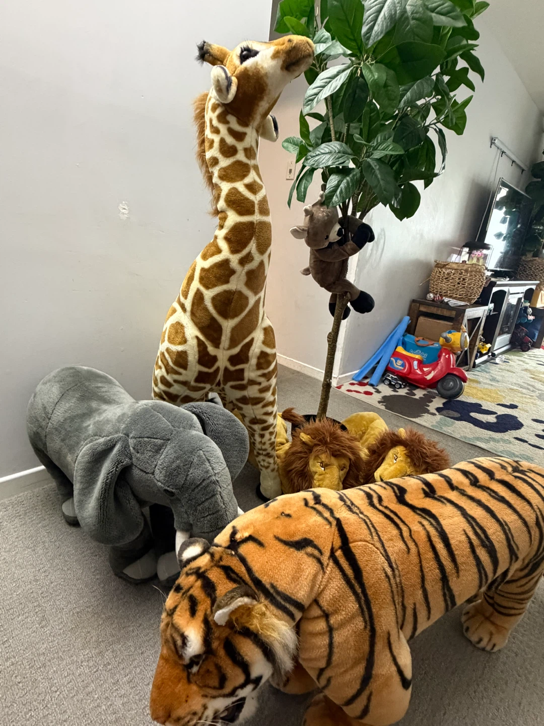 Large Stuffed Tiger