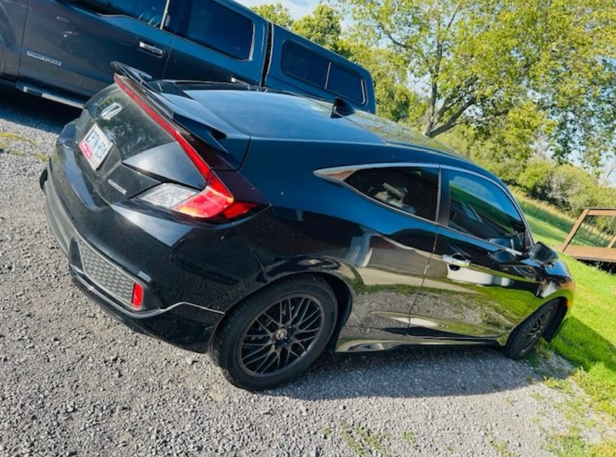 Black Honda Civic Coupe - photo 3
